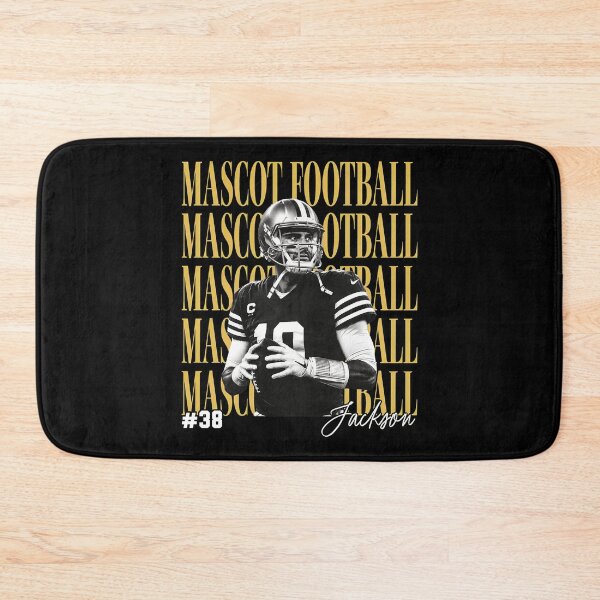 Item preview, Mascot Football Number 38 Jackson Black Gold Quarterback Fan Graphic designed and sold by LauraWise29471.