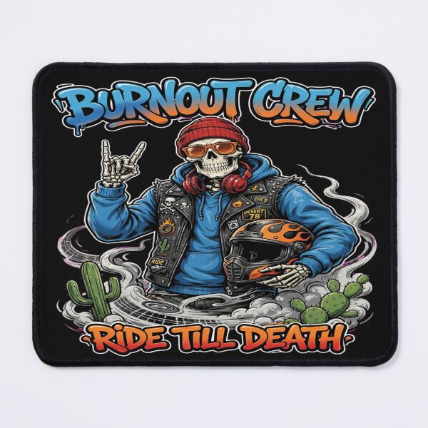 Item preview, Ride Till Death: The Ultimate Biker Skeleton designed and sold by Mindful56.