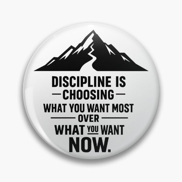 Item preview, Discipline Over Motivation Inspirational Quote designed and sold by NovaCutCrafts.