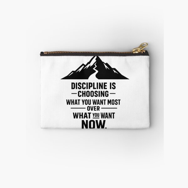 Item preview, Discipline Over Motivation Inspirational Quote designed and sold by NovaCutCrafts.