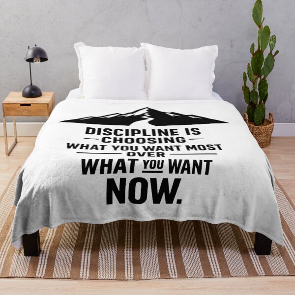 Item preview, Discipline Over Motivation Inspirational Quote designed and sold by NovaCutCrafts.