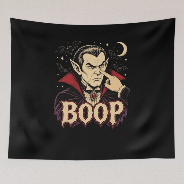 Item preview, Count Dracula Boop Funny Spooky Vampire Bats designed and sold by snowry.
