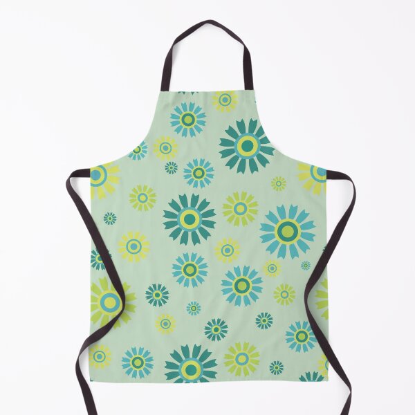 Item preview, Green Retro Floral Seamless Pattern Background designed and sold by prapapon.