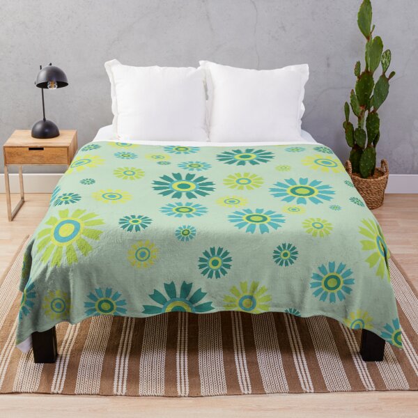 Item preview, Green Retro Floral Seamless Pattern Background designed and sold by prapapon.