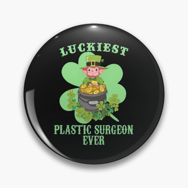 Item preview, Luckiest Plastic Surgeon Ever Leprechaun Pot Gold Clover designed and sold by oq0rsggc.