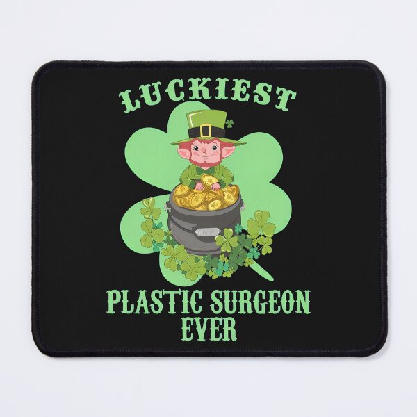 Item preview, Luckiest Plastic Surgeon Ever Leprechaun Pot Gold Clover designed and sold by oq0rsggc.