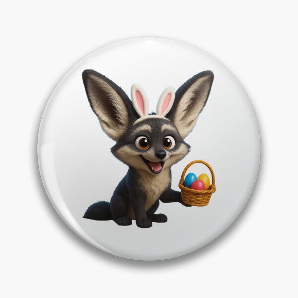 Item preview, Easter Bat Eared Fox designed and sold by Sillytoe.