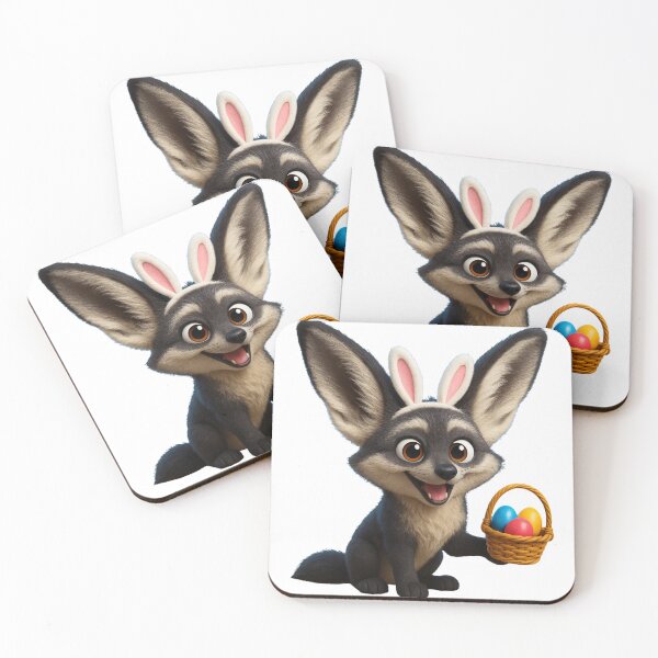 Item preview, Easter Bat Eared Fox designed and sold by Sillytoe.