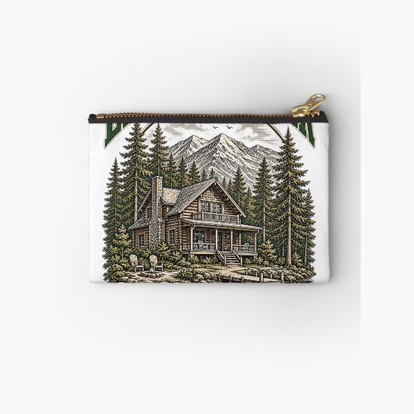 Item preview, Vintage Georgia Lakeside Cabin Graphic designed and sold by NzrProcreate.