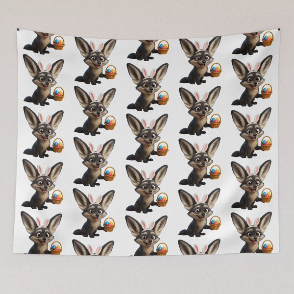 Item preview, Easter Bat Eared Fox designed and sold by Sillytoe.