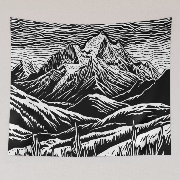 Item preview, Mountain Landscape  designed and sold by ViaARTfactory.