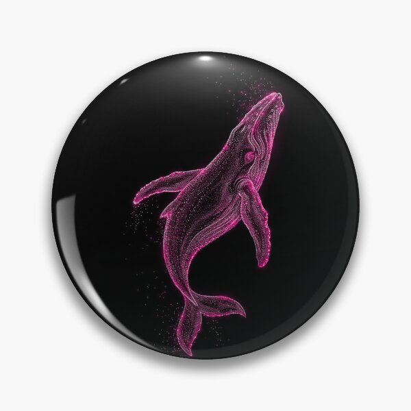 Item preview, Neon Pink Whale Ocean Spirit designed and sold by Exodoi.
