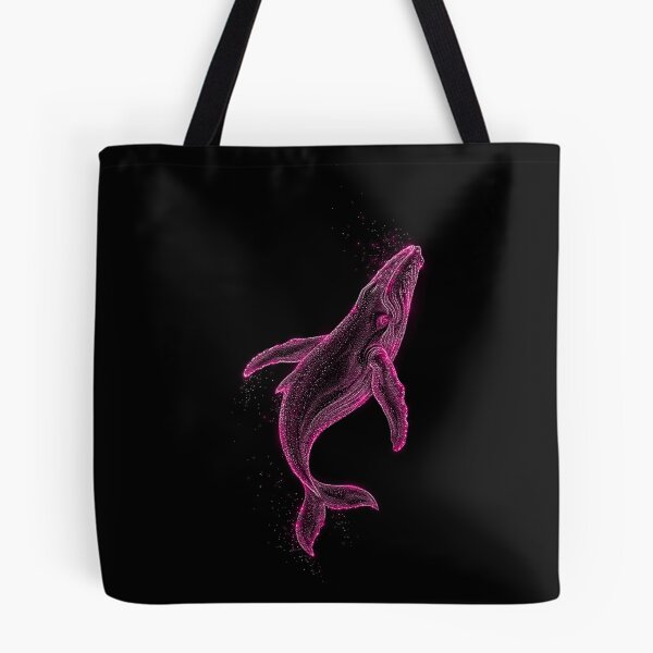 Item preview, Neon Pink Whale Ocean Spirit designed and sold by Exodoi.