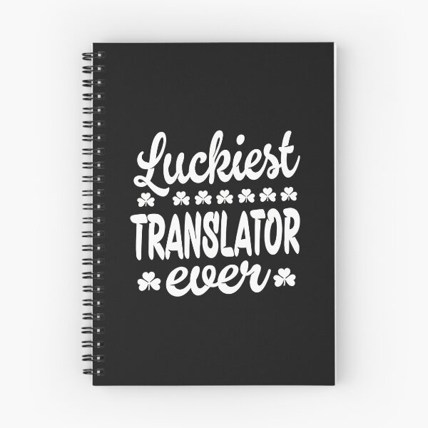 Item preview, Luckiest Translator Ever Shamrock Design designed and sold by oq0rsggc.
