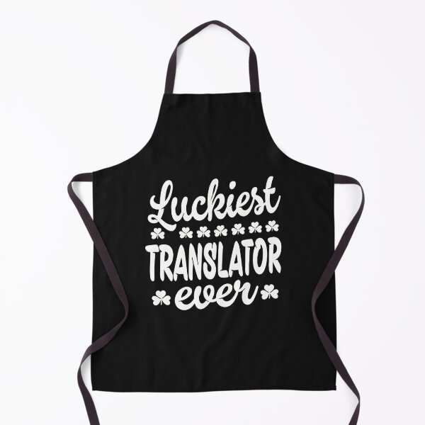 Item preview, Luckiest Translator Ever Shamrock Design designed and sold by oq0rsggc.