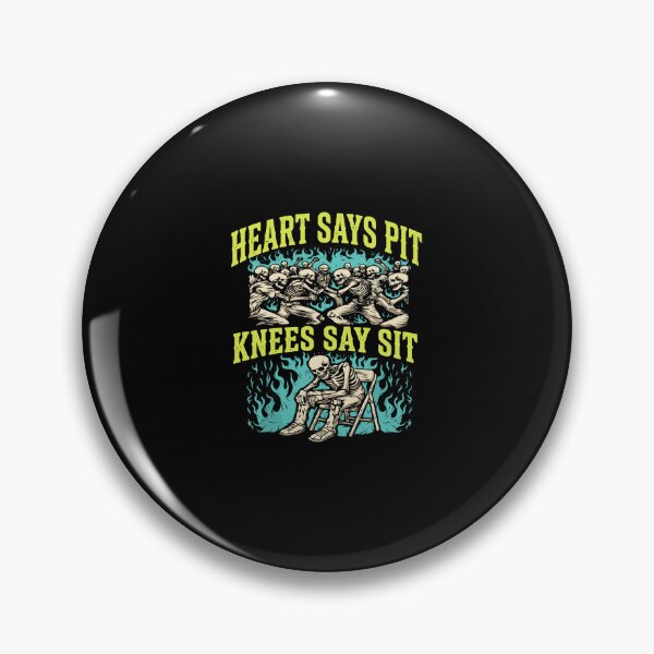 Item preview, heart says pit knees say sit skeleton funny designed and sold by BrittaniKreger1.