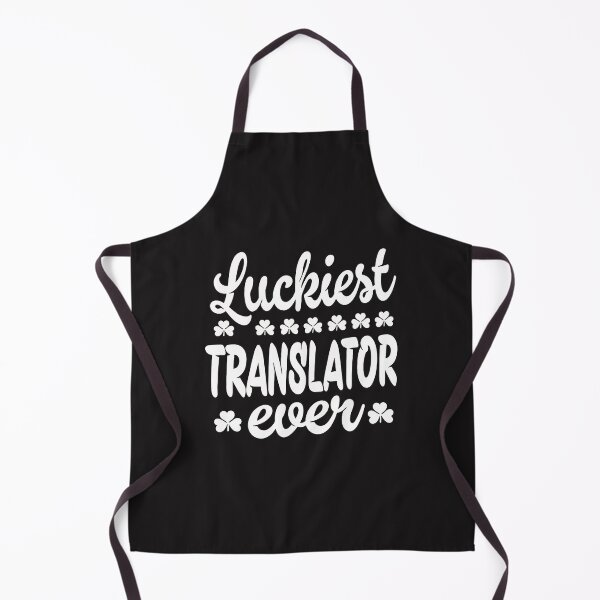 Item preview, Luckiest Translator Ever Shamrock Design designed and sold by j5ceetdjr9bp.