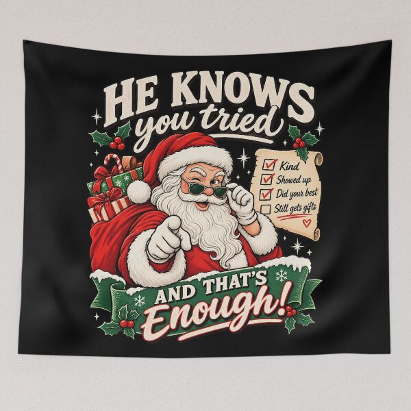 Item preview, He Knows You Tried And That's Enough designed and sold by nasr-say.