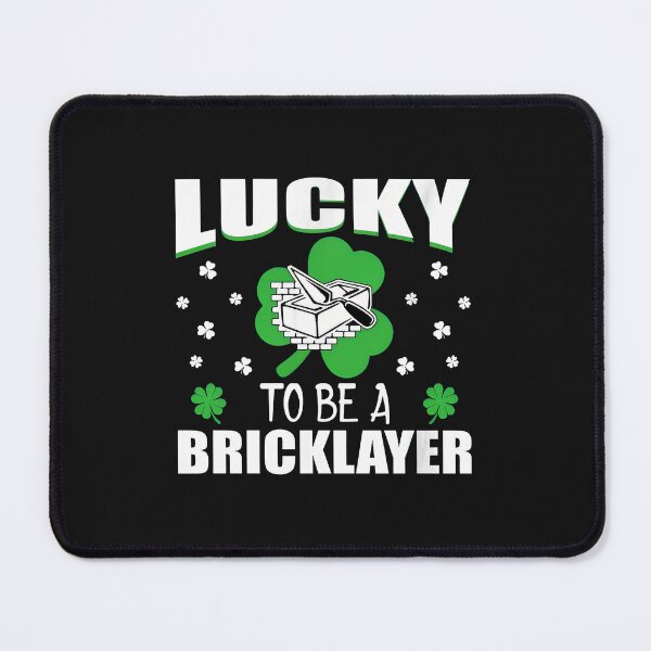 Item preview, Lucky To Be A Bricklayer Shamrock Construction designed and sold by j5ceetdjr9bp.
