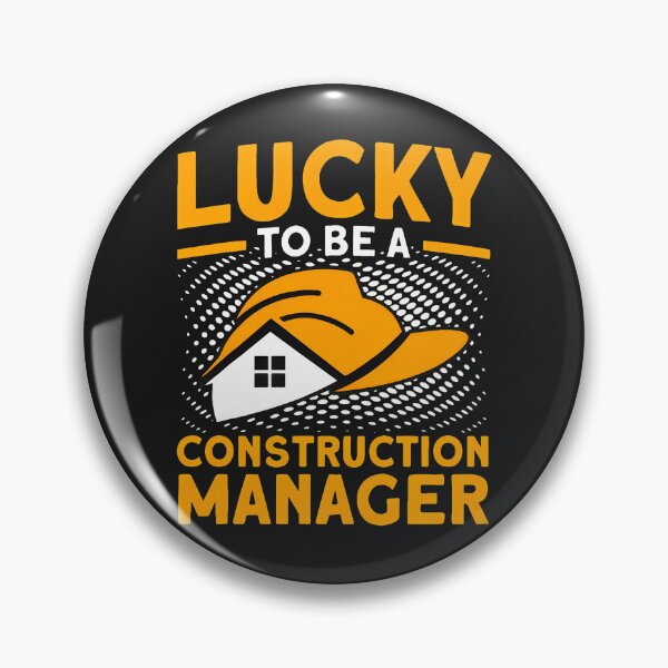 Item preview, Lucky To Be A Construction Manager Orange Design designed and sold by 7ejeknjd.