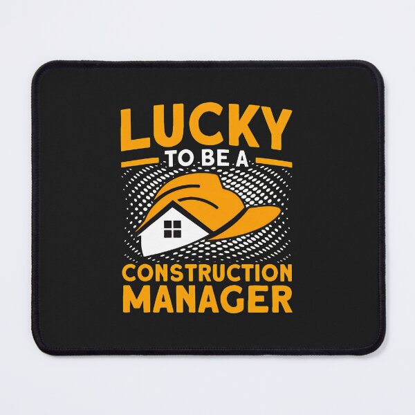 Item preview, Lucky To Be A Construction Manager Orange Design designed and sold by 7ejeknjd.