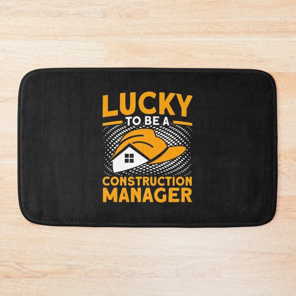 Item preview, Lucky To Be A Construction Manager Orange Design designed and sold by 7ejeknjd.