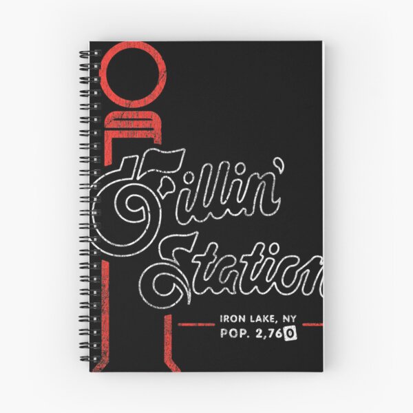 Item preview, Filling Station Iron Lake NY Population Highway designed and sold by Greatsaller.