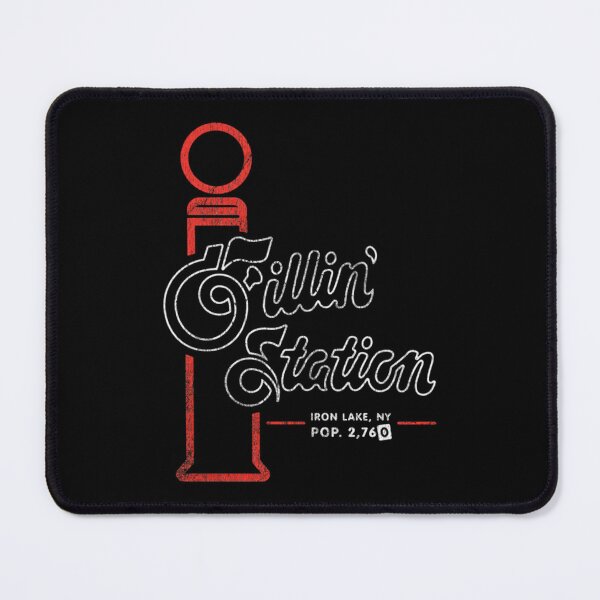 Item preview, Filling Station Iron Lake NY Population Highway designed and sold by Greatsaller.