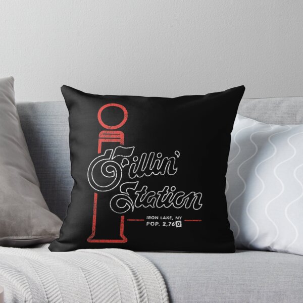 Item preview, Filling Station Iron Lake NY Population Highway designed and sold by Greatsaller.