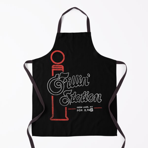 Item preview, Filling Station Iron Lake NY Population Highway designed and sold by Greatsaller.