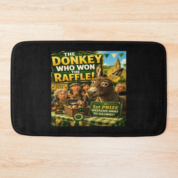 Item preview, Pluck and Paw - The Donkey Who Won The Raffle Funny Design designed and sold by EvidenceOfGrace.