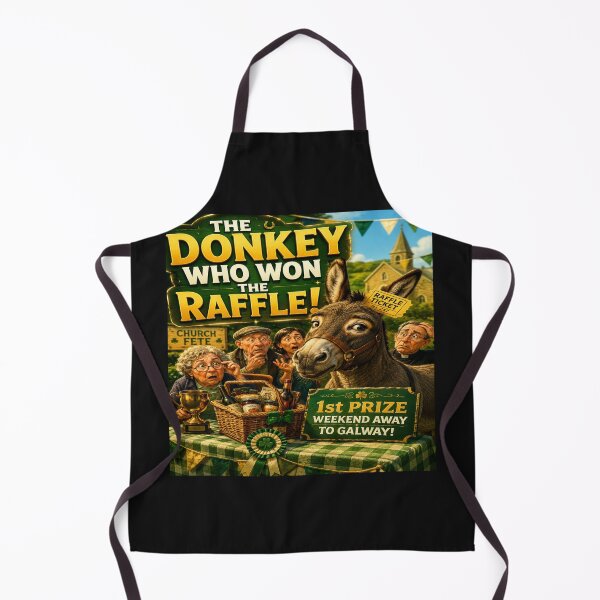 Item preview, Pluck and Paw - The Donkey Who Won The Raffle Funny Design designed and sold by EvidenceOfGrace.
