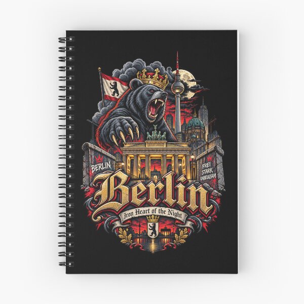 Item preview, Berlin – Iron Heart of the Night | Gothic Bear City Art designed and sold by Koepke Art & Design.