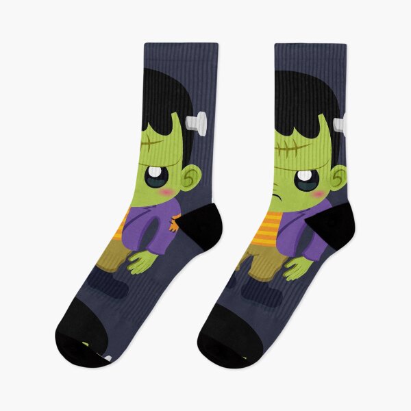 Item preview,  Cute Baby Frankenstein Grumpy Kawaii Halloween Monster Aesthetic designed and sold by NotasCreativa.