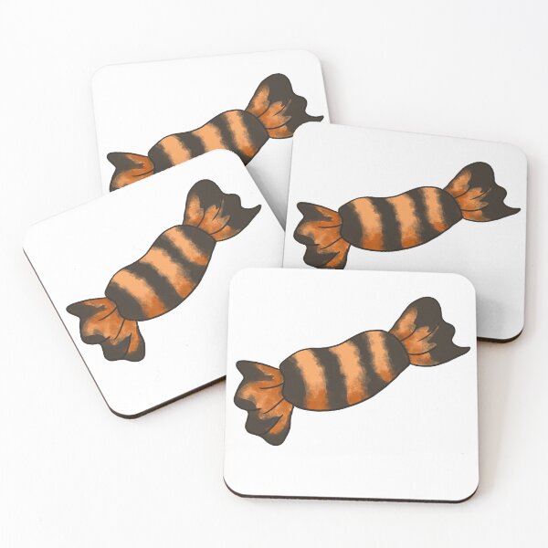 Item preview, Lindo clipart de caramelos envueltos a rayas de Halloween designed and sold by Potattoo.