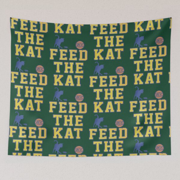 Item preview, New York Knicks Feed The Kat bkb T-Shirt designed and sold by GASSISHOP.