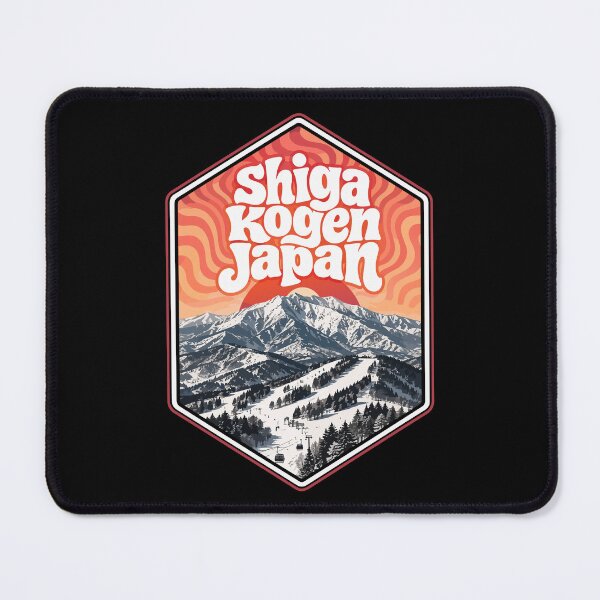 Item preview, Shiga Kogen Travel Japan Trippy Art designed and sold by TomFrontierArt.