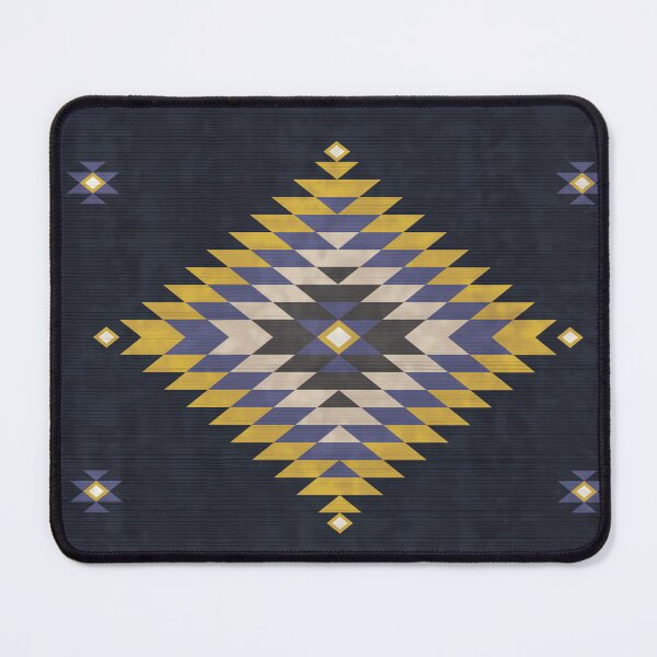 Item preview, Midnight Desert Southwestern Navajo Geometric Area Rug designed and sold by Momoko-Hikaru.