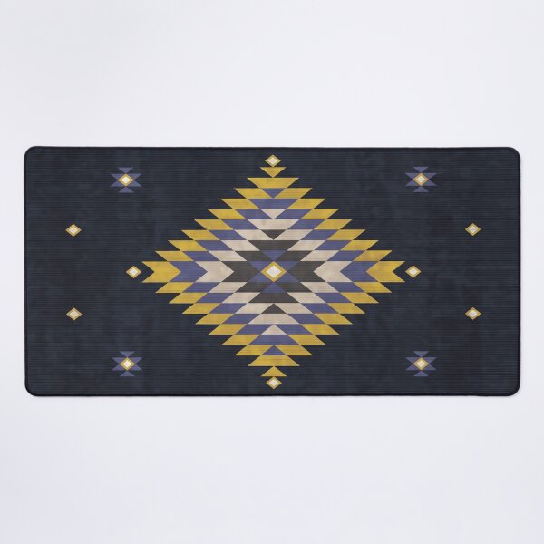 Item preview, Midnight Desert Southwestern Navajo Geometric Area Rug designed and sold by Momoko-Hikaru.