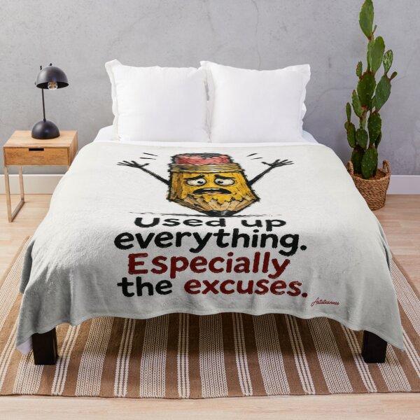 Item preview, Exhausted Pencil Worn Eraser Surrender Funny School Cartoon Art designed and sold by Artisticanvas.