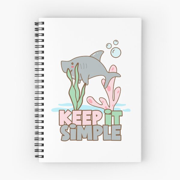 Artikelvorschau, Keep it Simple Shark entworfen und verkauft von QuirkETee.