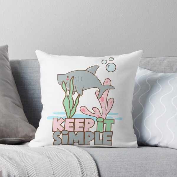 Item preview, Keep it Simple Shark designed and sold by QuirkETee.