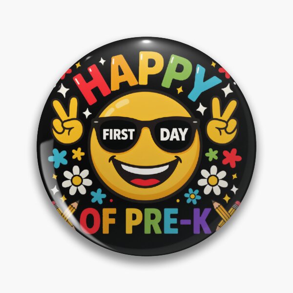 Item preview, Happy First Day of Pre-K Cute Smiley Face School Back to School designed and sold by Zizo-DR44.