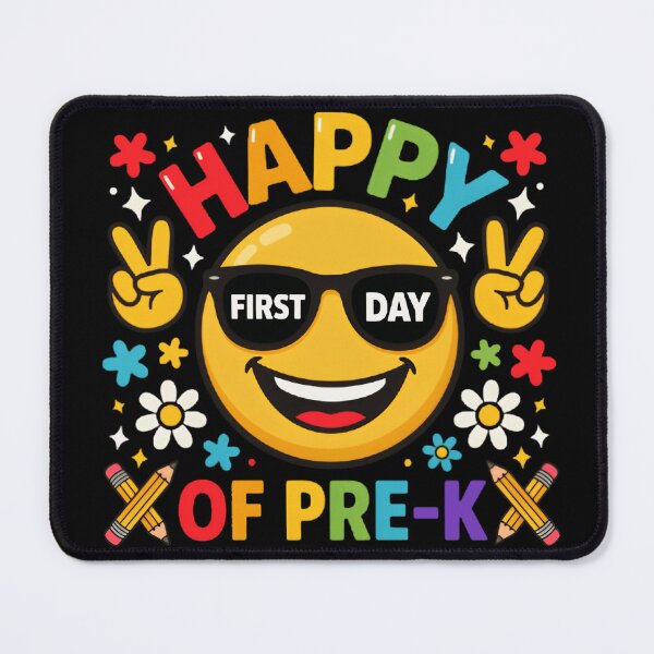 Item preview, Happy First Day of Pre-K Cute Smiley Face School Back to School designed and sold by Zizo-DR44.