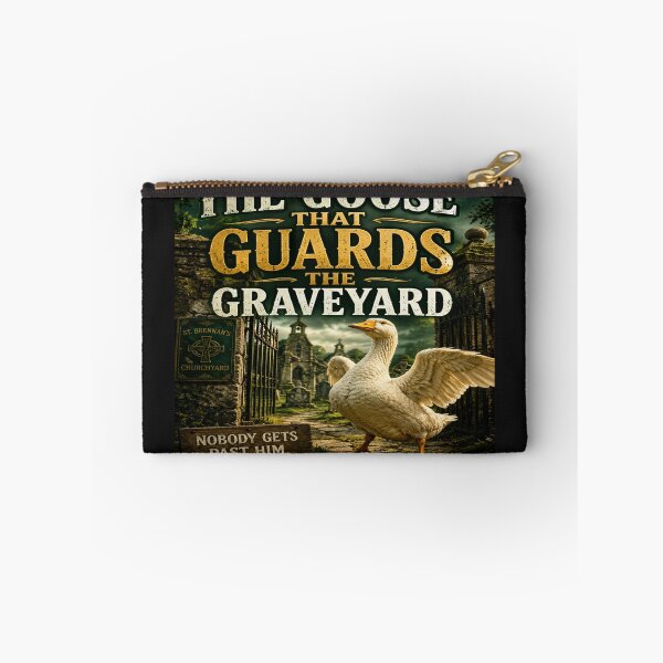 Item preview, Pluck and Paw - The Goose That Guards The Graveyard Funny Design designed and sold by EvidenceOfGrace.