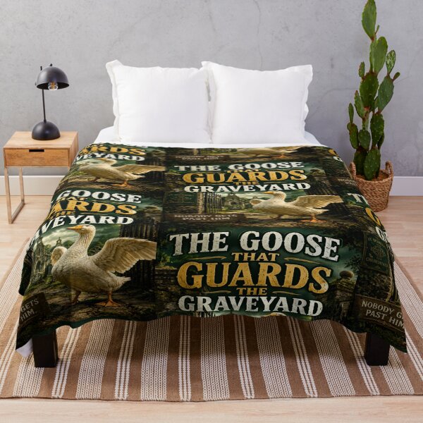 Item preview, Pluck and Paw - The Goose That Guards The Graveyard Funny Design designed and sold by EvidenceOfGrace.