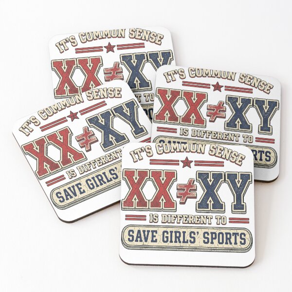 Item preview, It's Common Sense XX Not Equal XY Save Girls Sports Retro designed and sold by LunaBeautiful.