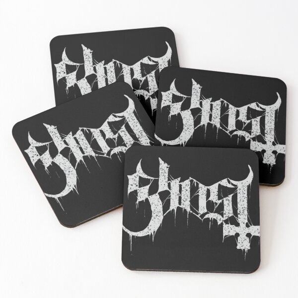 Item preview, ghost band merch logo text artwork illustration T-Shirt designed and sold by EdwinaDach.