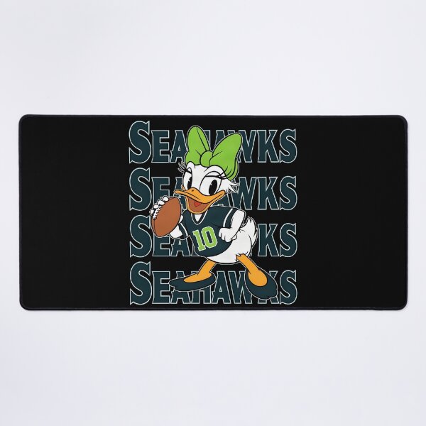 Artikelvorschau, Seattle Seahawks Daisy Duck Football Nummer 10 Fan-Cartoon-Design entworfen und verkauft von LanceBerr37121.