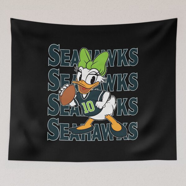 Item preview, Seattle Seahawks Daisy Duck Football Number 10 Fan Cartoon Design designed and sold by LanceBerr37121.